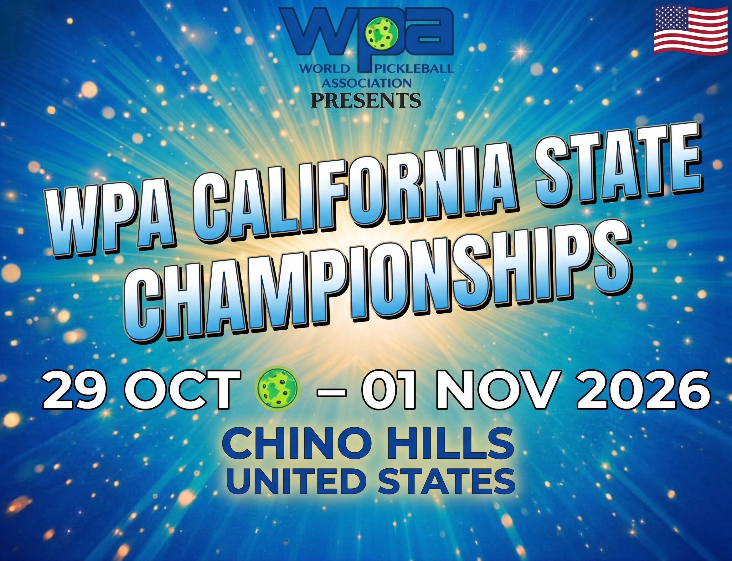 WPA California State Championships tournament poster