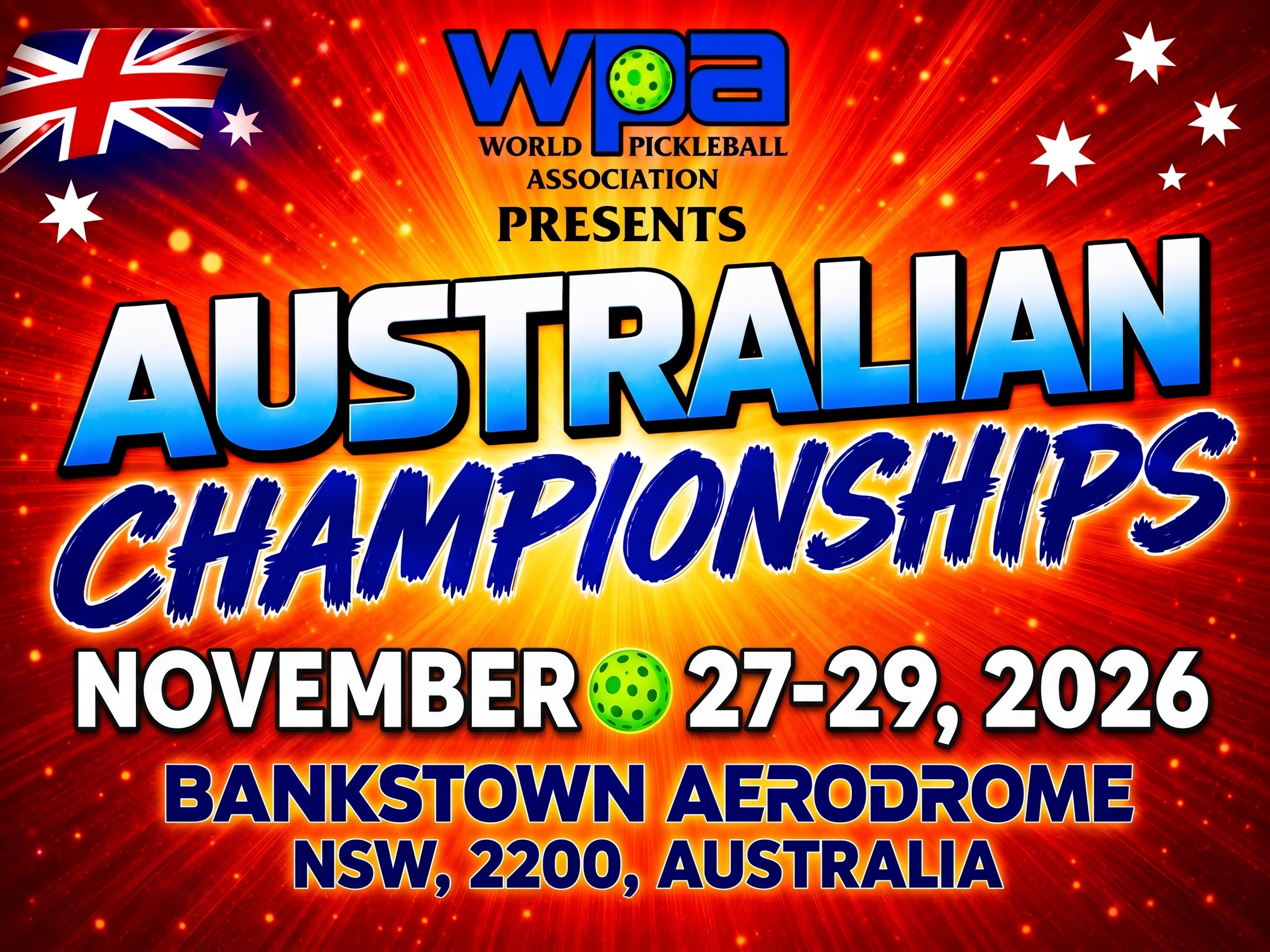 WPA Australian Championships tournament poster