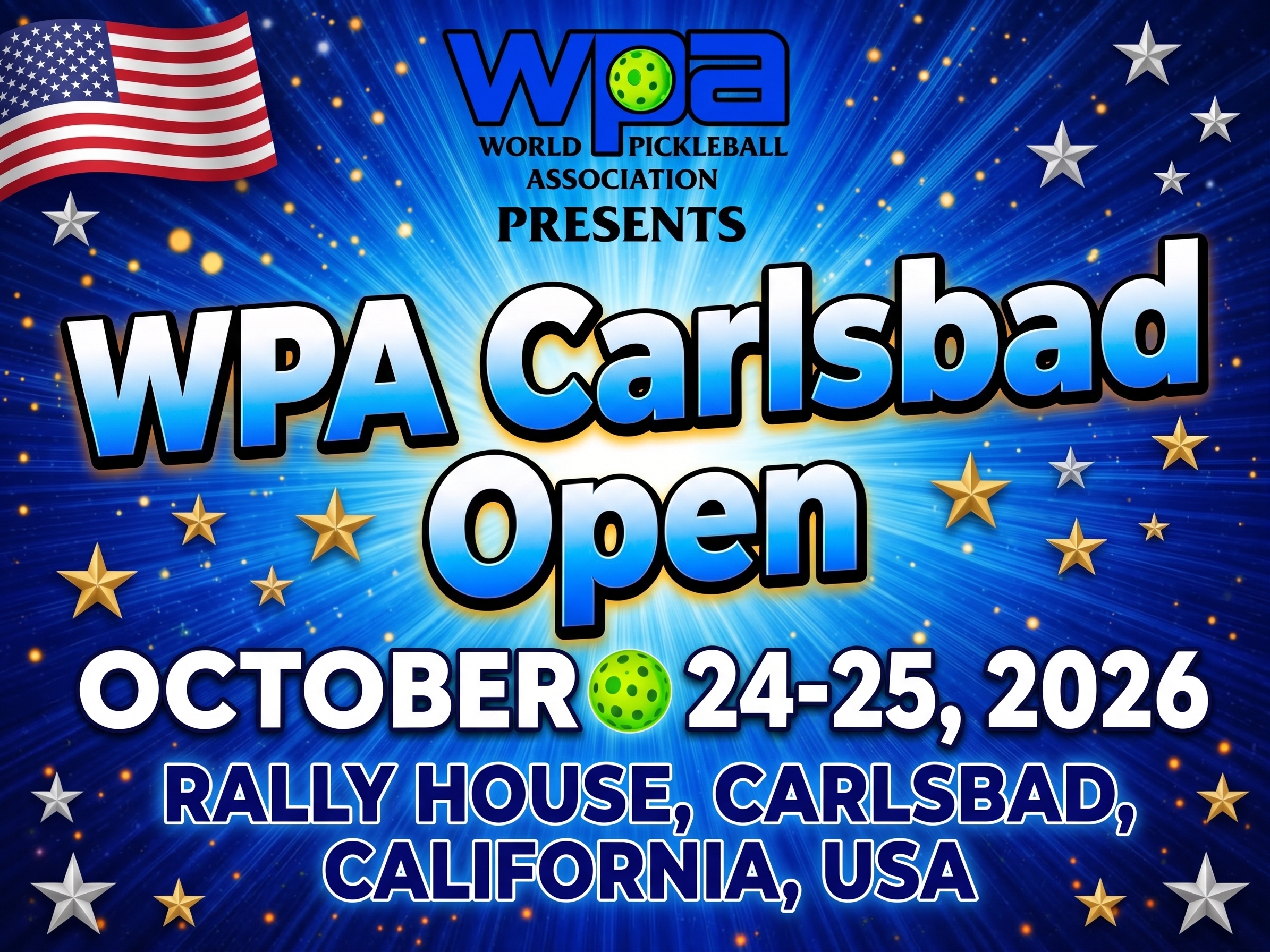 WPA Carlsbad Open tournament poster