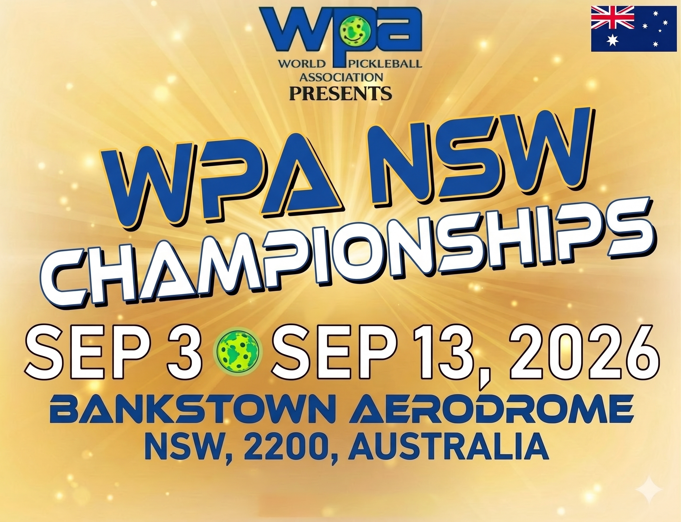 WPA NSW Championships tournament poster