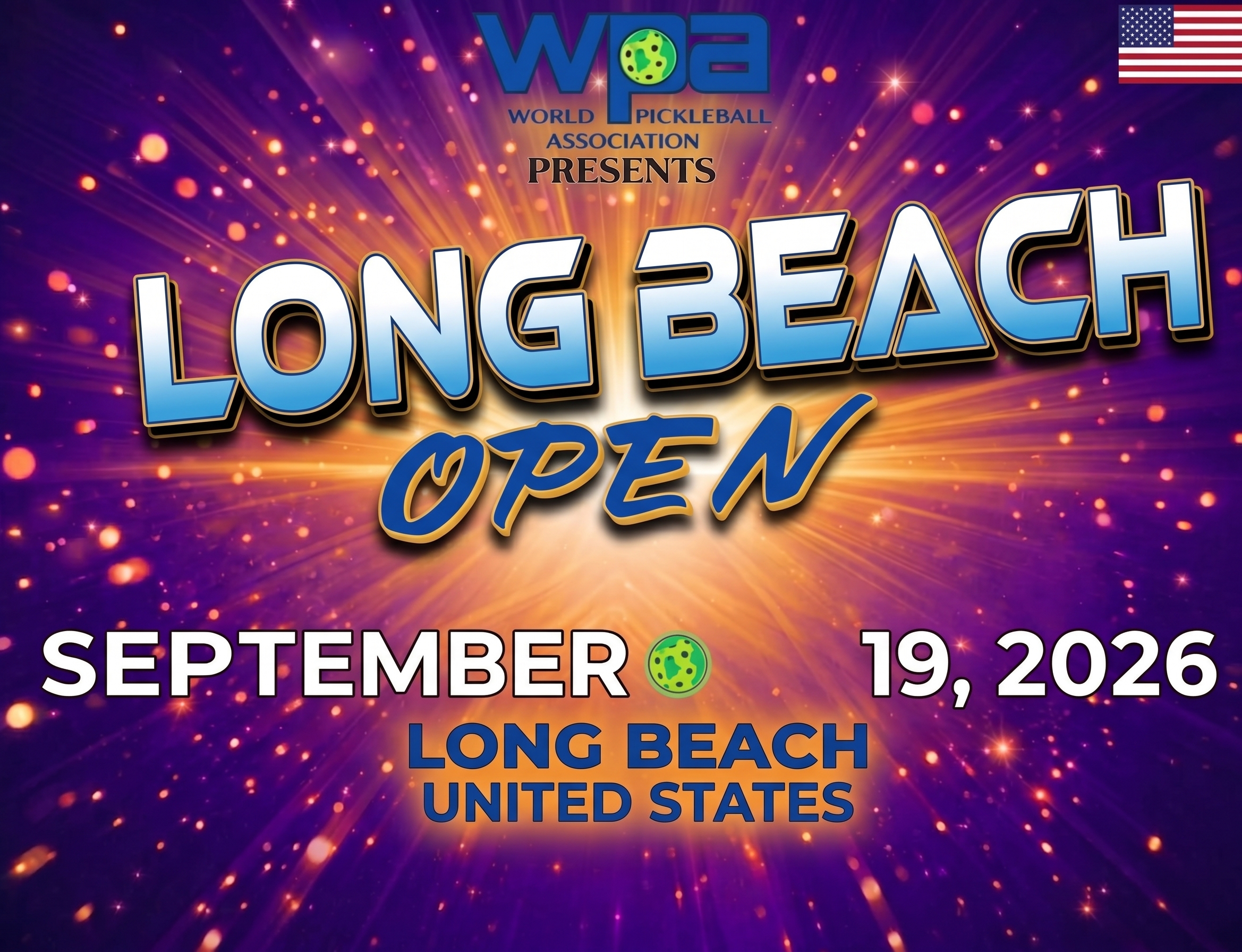 USAP Long Beach Open tournament poster